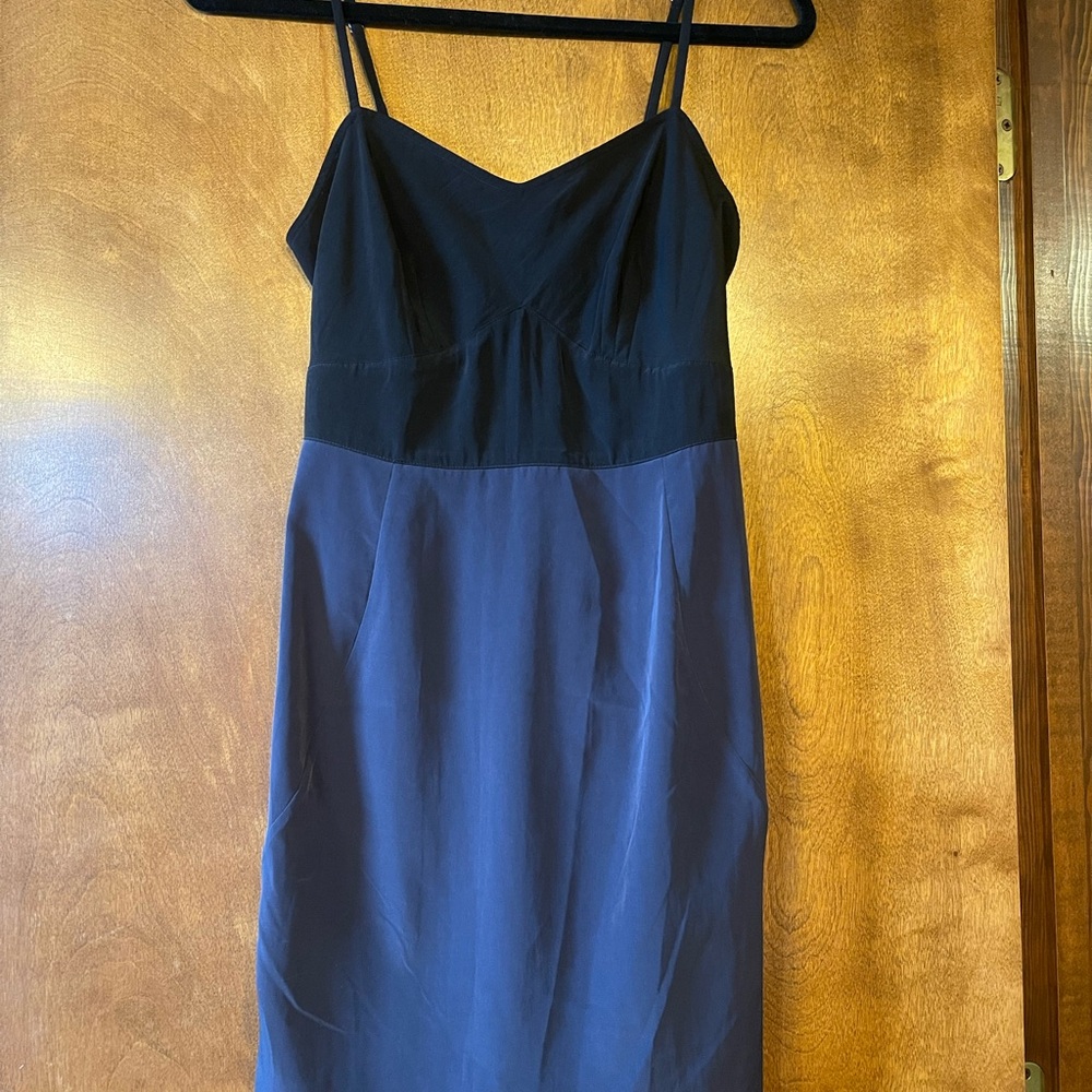 All Saints Black and Dark Blue Dress